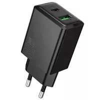 СЗУ Hoco N71 Nuevo PD30W+QC3.0 (1USB-A/1C) Black