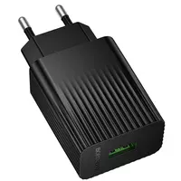 СЗУ Borofone BAS72A Source QC3.0 (1USB-A) Black