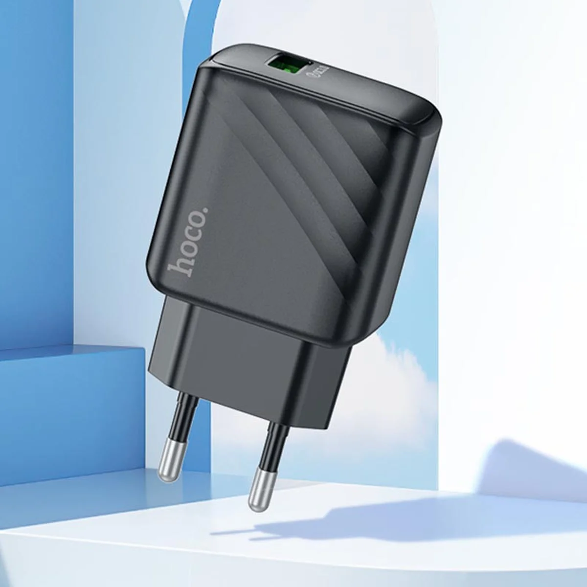 СЗУ Hoco CS21A Rich QC3.0 18W (1USB-A) Black