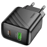 СЗУ Hoco CS25A Rico PD20W+QC3.0 (1USB-A/1C) Black