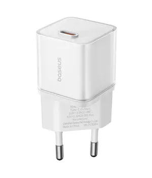 СЗУ Baseus GaN5S OS 1C 20W (P10162503) Moon White