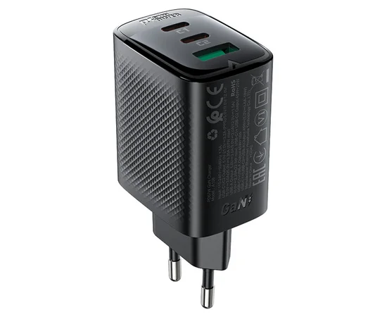 СЗУ Acefast A108 GaN PD67W (1USB-A/2C) Black