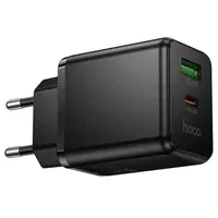 СЗУ Hoco C157A Smart PD30W+QC3.0 (1USB-A/1C) Black