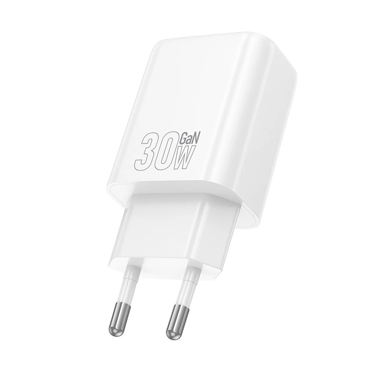 СЗУ Hoco N63 Gentle PD30W+QC3.0 (1USB-A/1C) + кабель Type-C to Lightning White