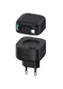 СЗУ Usams US-CC209 GaN With Lightning Magnetic Retractable Cable Module XMF 35W (2USB-C) Black
