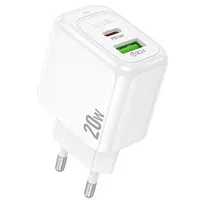 СЗУ Hoco CS54A Surplus PD20W+QC3.0 (1USB-A/1C) White