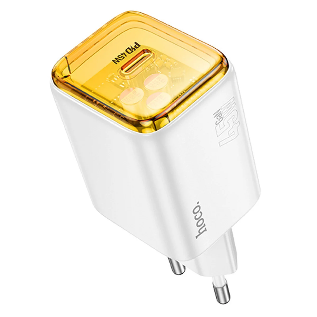 СЗУ Hoco N54 Monsoon PD45W (1USB-C) White