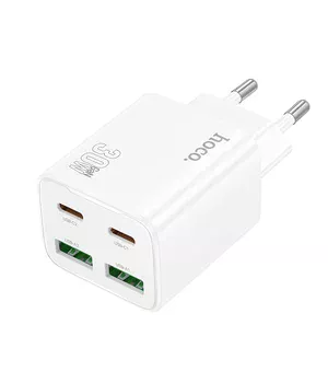 СЗУ Hoco N56 Fundador PD30W four-port (2USB-A/2C) White