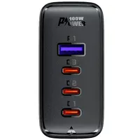 СЗУ Acefast A37 PD100W+QC3.0 GaN (1USB-A/3C) + кабель Type-C to Type-C 2m Black