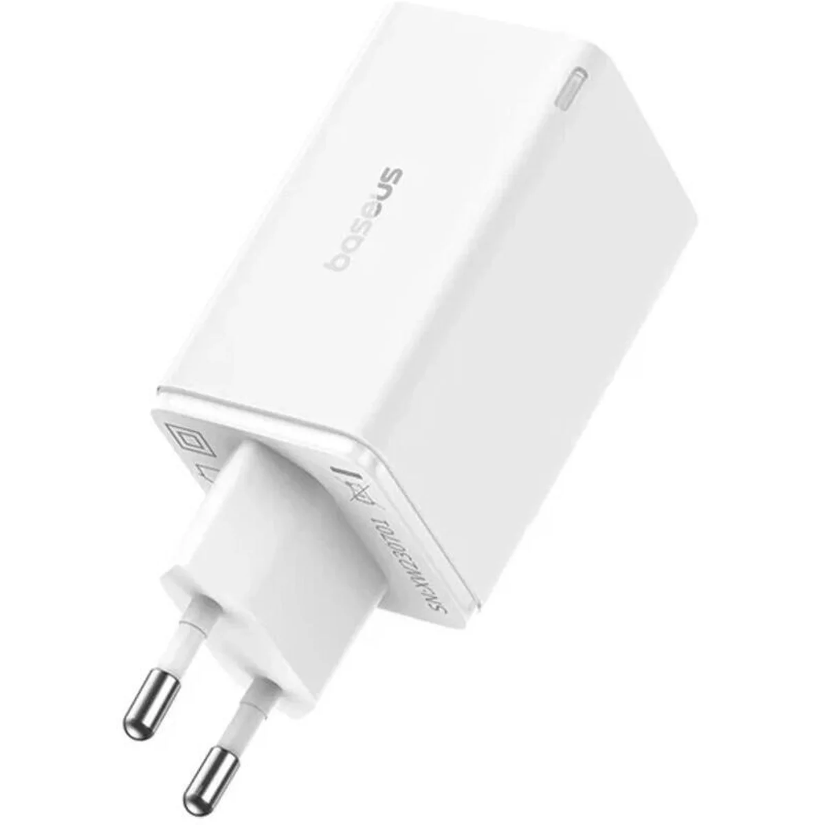СЗУ Baseus GaN6 Pro OS 2C+2U 65W Type-C to Type-C 100W (1m) (P10162701) White