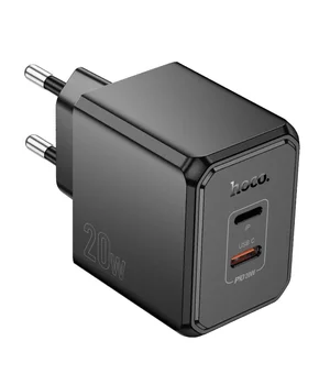 СЗУ Hoco CS16A Wish PD20W (1USB-C/1L) Black