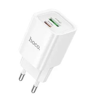 СЗУ Hoco C149A Charm PD30W+QC3.0 (1USB-A/1C) White