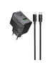 СЗУ Hoco CS73A Star Speed PD30W+QC3.0 (1USB-A/1C) + кабель Type-C to Lightning Midnight Black