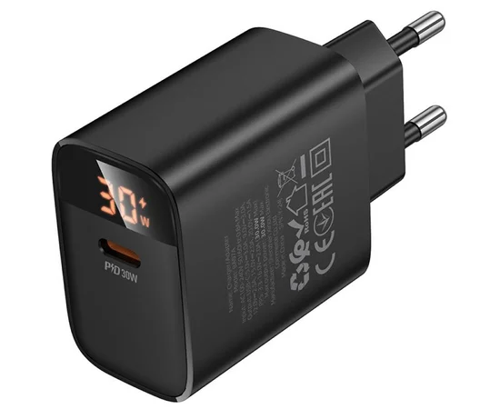 СЗУ Borofone BA97A PD30W (1USB-C) Black