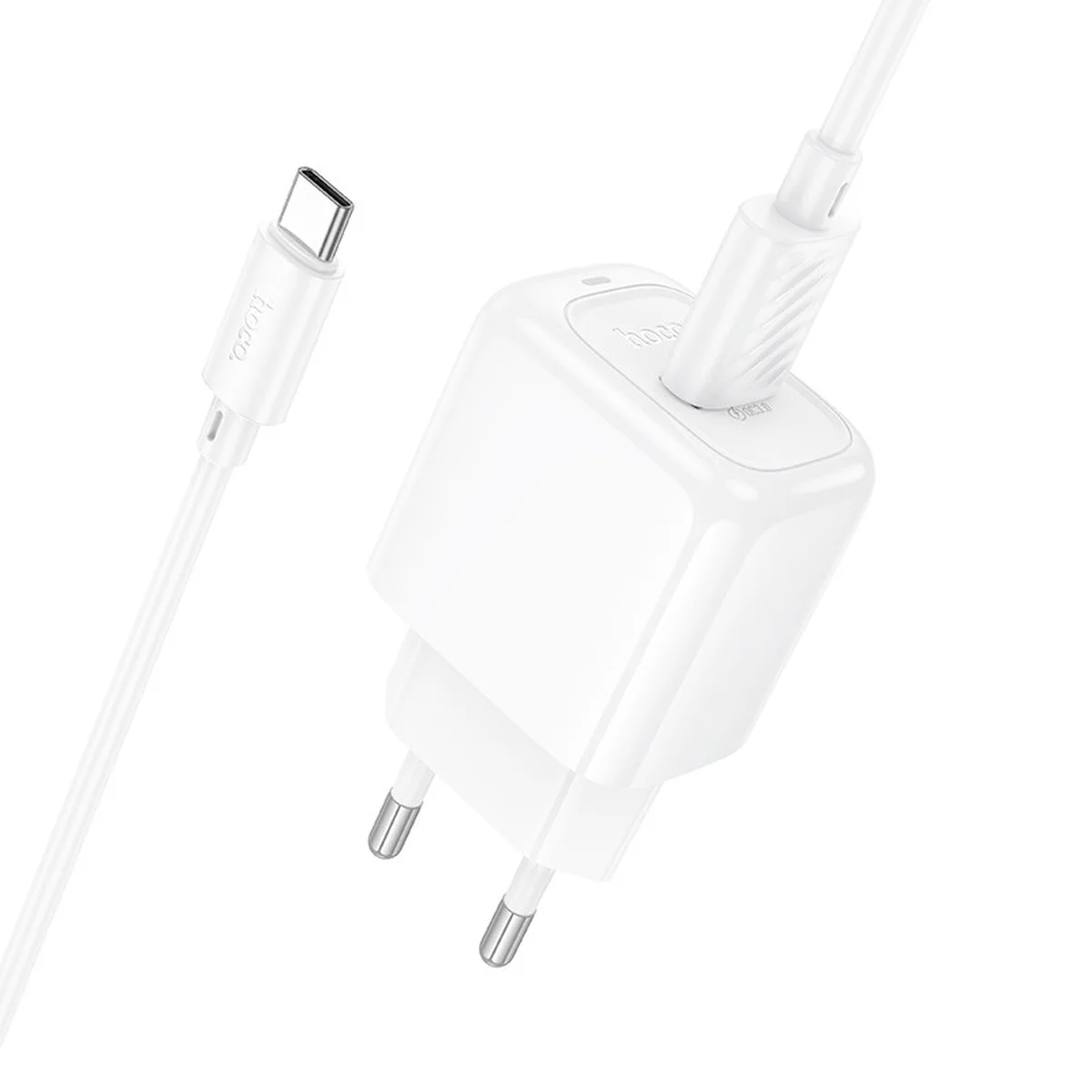 СЗУ Hoco CS52A Surplus QC3.0 (1USB-A) + кабель USB to Type-C White