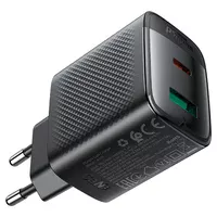 СЗУ Acefast A106 GaN PD45W (1USB-A/1C) Black
