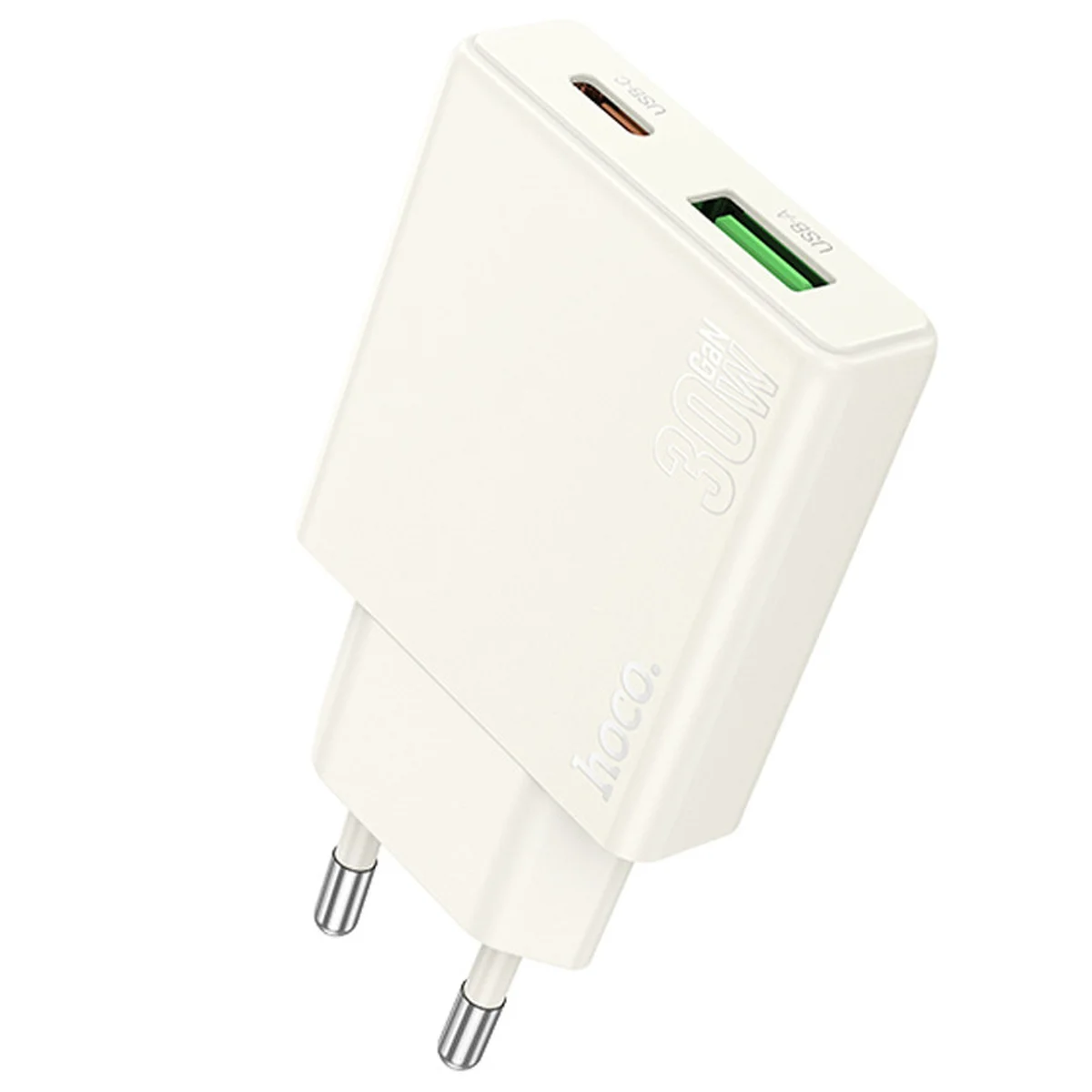 СЗУ Hoco N45 Biscuit PD30W+QC3.0 Moonlight white