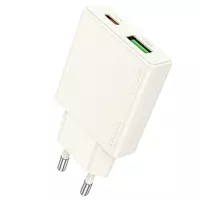 СЗУ Hoco N45 Biscuit PD30W+QC3.0 Moonlight white