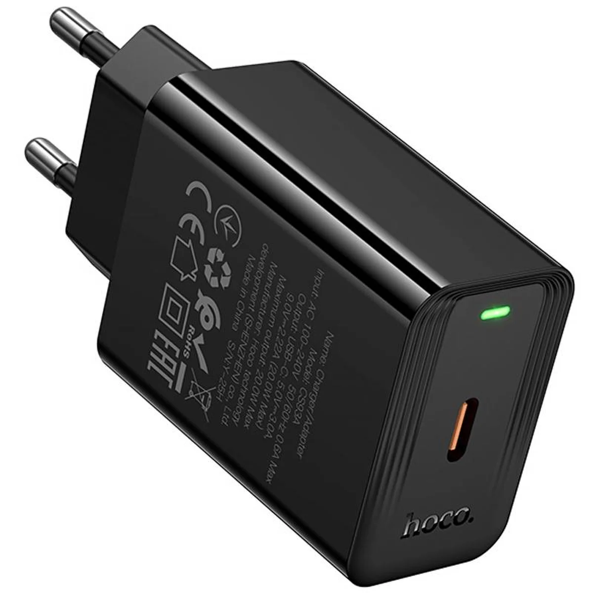 СЗУ Hoco CS93A Leader 20W (1USB-C) Black