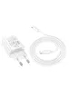 СЗУ Hoco N60 Gentle PD20W (1USB-C) + кабель Type-C to Type-C White