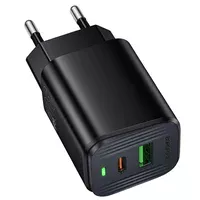 СЗУ Borofone BAS85A Star PD30W+QC3.0 (1USB-A/1C) Black