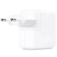 СЗУ 35W Dual Power Adapter for Apple (2USB-C) (AAA) (box) White