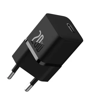СЗУ Baseus GaN5 Fast Charger (mini) 1C 20W + Type-C to Type-C (P10110900113) Cluster Black