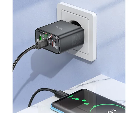 СЗУ Hoco CS44A Smart PD65W (2C1A) Black