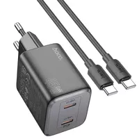 СЗУ Hoco N42 Elogiado 2C PD45W + Type to Type-C Black