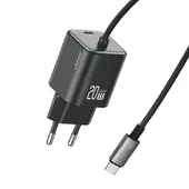 СЗУ Usams US-CC261 GaN JC Ser. 20W (2USB-C) + кабель