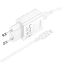 СЗУ Borofone BA110A Lemi 7.5W (1USB-A) + кабель USB to MicroUSB White