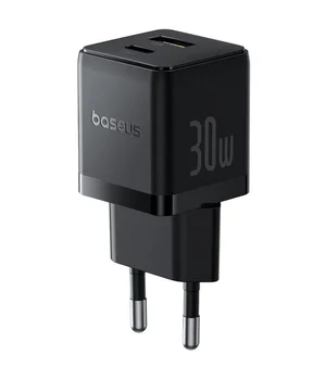 СЗУ Baseus Palm Fast Charger 30W (1USB-A/1C) (P1011160A) Cluster Black