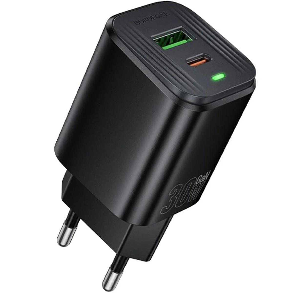 СЗУ Borofone BAS85A Star PD30W+QC3.0 (1USB-A/1C) Black