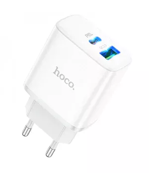 СЗУ HOCO C105A Stage PD20W+QC3.0 White