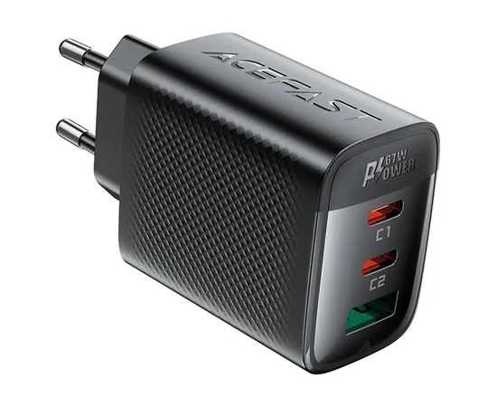 СЗУ Acefast A108 GaN PD67W (1USB-A/2C) Black