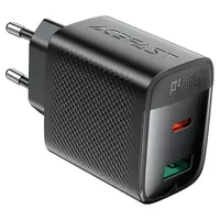 СЗУ Acefast A106 GaN PD45W (1USB-A/1C) Black