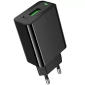 СЗУ Hoco CS92A Leader 18W+QC3.0 (1USB-A) Black