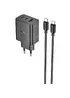 СЗУ Hoco N50 Scenery PD45W (1USB-A/2C) + кабель Type-C to Type-C Black