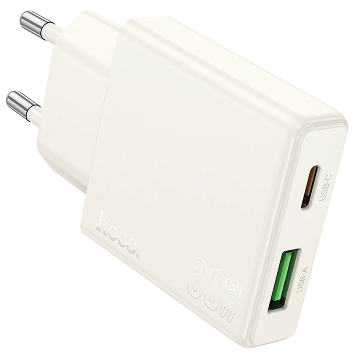 СЗУ Hoco N45 Biscuit PD30W+QC3.0 Moonlight white