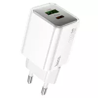 СЗУ Hoco N46 Glorious PD20W+QC3.0 (1USB-A/1C) White