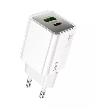 СЗУ Hoco N46 Glorious PD20W+QC3.0 (1USB-A/1C) White
