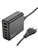 СЗУ Hoco C133A Earl 6-port PD75W (3C3A) Black
