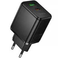 СЗУ Hoco C157A Smart PD30W+QC3.0 (1USB-A/1C) Black
