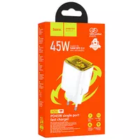 СЗУ Hoco N54 Monsoon PD45W (1USB-C) White
