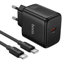 СЗУ Hoco N83 Profit PD40W (1USB-C) + кабель Type-C to Type-C Black