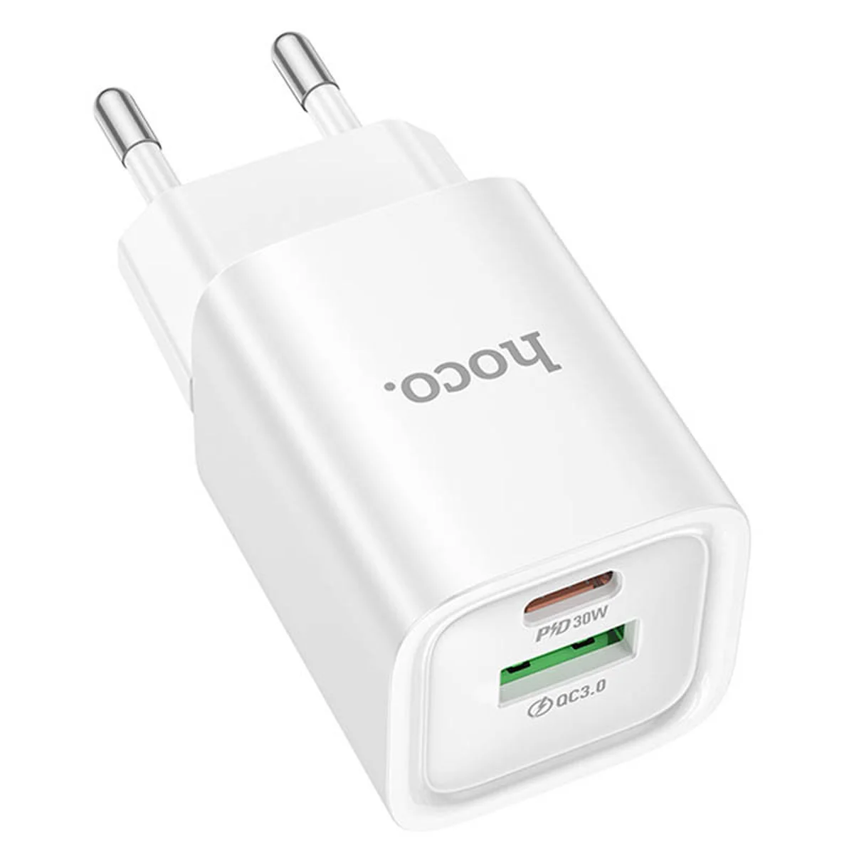 СЗУ Hoco C149A Charm PD30W+QC3.0 (1USB-A/1C) White