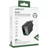 СЗУ Acefast A90 QC3.0 18W (1USB-A) Black