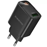 СЗУ Borofone BA95A Ilustre QC3.0 (1USB-A) Black