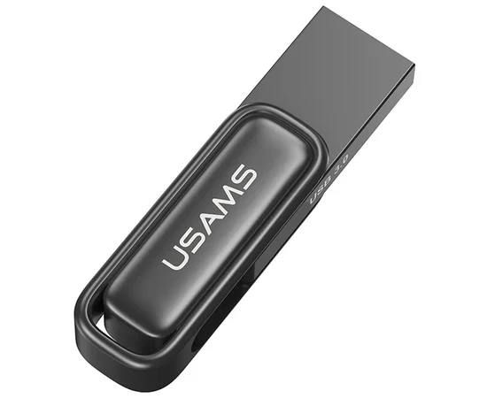 Флеш накопичувач USAMS US-ZB334 USB3.0 Zinc Alloy Rotating Flash Drive 256Gb Tarnish