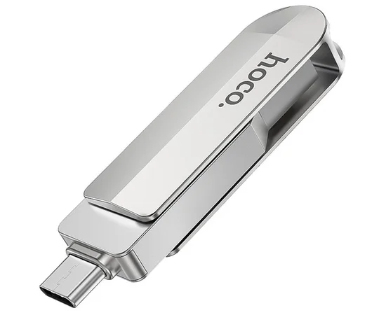 Флеш-накопитель Hoco UD10 Metal Flash 2in1 USB 3.0/Type-C - 32GB Gray